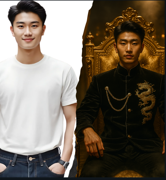 Turn Your Photo into a Royal VIP on a Golden Throne – Squid Game Style